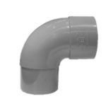 HWA bocht 87° mof-spie, lijmverbinding, 80 mm