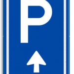 Bewegwijzering parkeerplaats