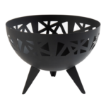 Stalen vuurschaal Michigan zwart  58x58x42 cm