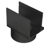 Slimline onderuitloop, excentrisch 80mm