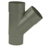 T-stuk 45° mof-mof-spie lijmverbinding 80 mm