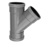 T-stuk 45° mof-mof-mof SN4-SN8