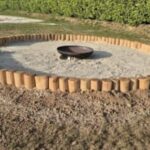 Stalen vuurschaal Louisiana zwart  68x58x28 cm