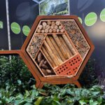 Insectenhotel Hexagon Cortenstaal Beurs aanb